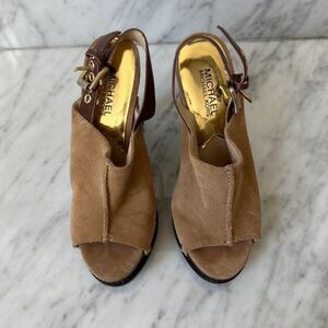 MICHAEL Michael Kors - Tan Wedges Size 6